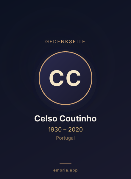 Gedenkportrait von Celso Coutinho