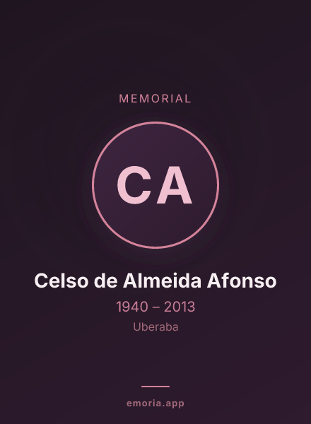 Memorial portrait of Celso de Almeida Afonso