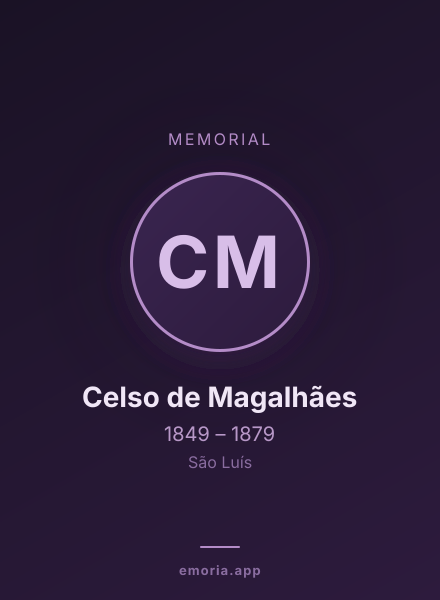 Memorial portrait of Celso de Magalhães