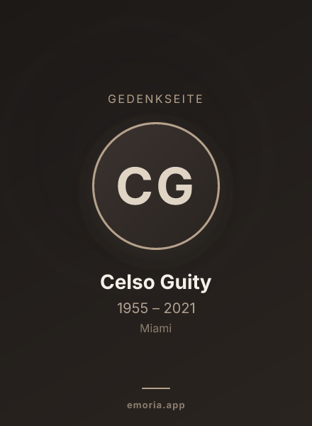 Gedenkportrait von Celso Guity