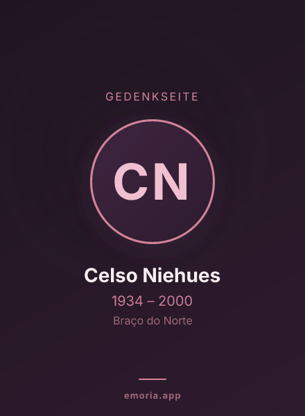 Gedenkportrait von Celso Niehues