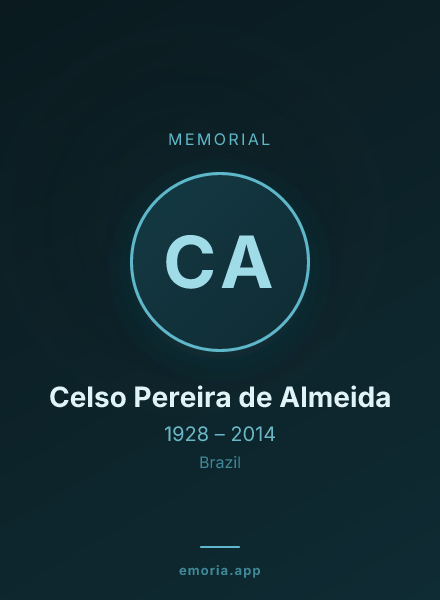 Memorial portrait of Celso Pereira de Almeida