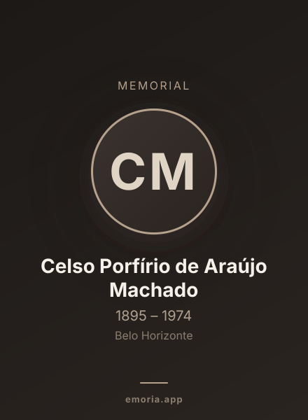 Memorial portrait of Celso Porfírio de Araújo Machado