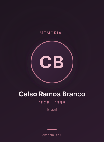 Memorial portrait of Celso Ramos Branco