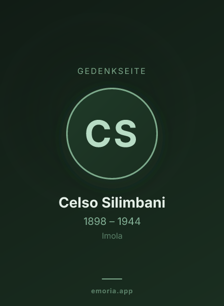 Gedenkportrait von Celso Silimbani