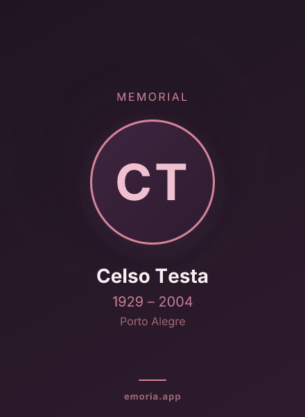Memorial portrait of Celso Testa