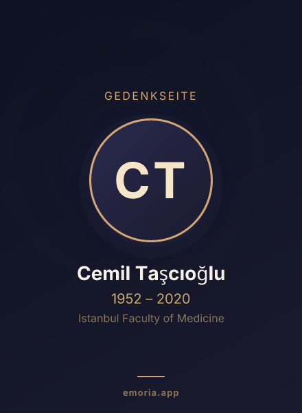 Gedenkportrait von Cemil Taşcıoğlu