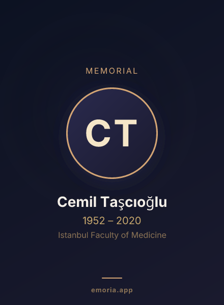 Memorial portrait of Cemil Taşcıoğlu