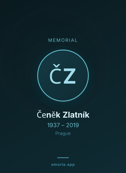 Memorial portrait of Čeněk Zlatník