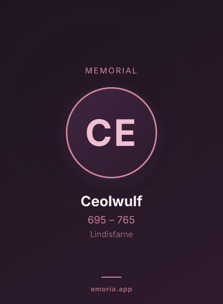 Memorial portrait of Ceolwulf