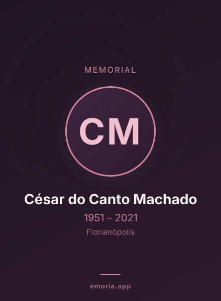 Memorial portrait of César do Canto Machado