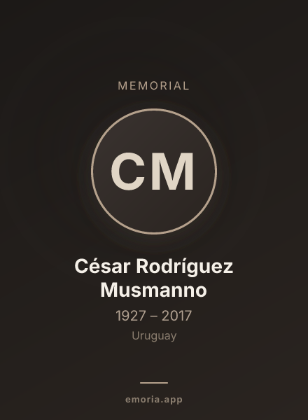 Memorial portrait of César Rodríguez Musmanno