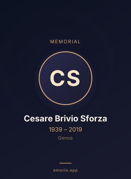 Memorial portrait of Cesare Brivio Sforza