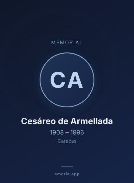 Memorial portrait of Cesáreo de Armellada