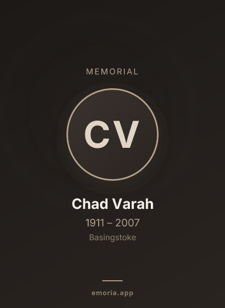 Memorial portrait of Chad Varah