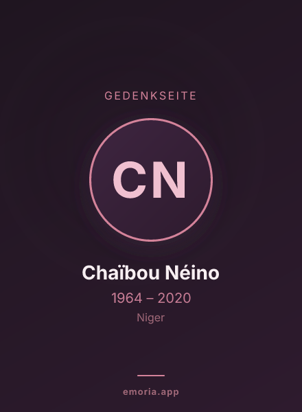Gedenkportrait von Chaïbou Néino