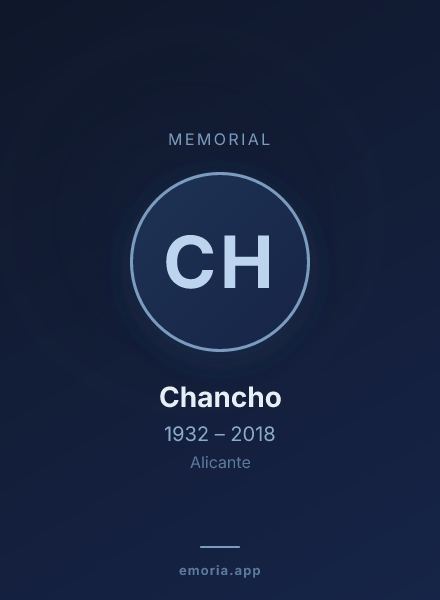 Memorial portrait of Chancho