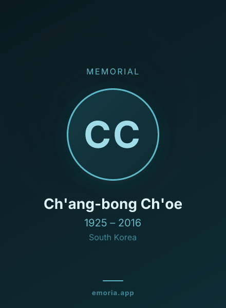 Memorial portrait of Ch'ang-bong Ch'oe