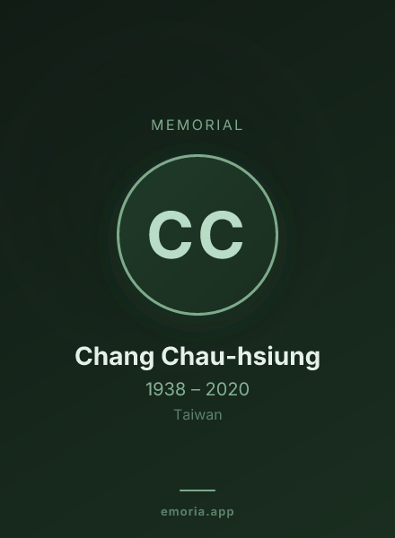 Memorial portrait of Chang Chau-hsiung