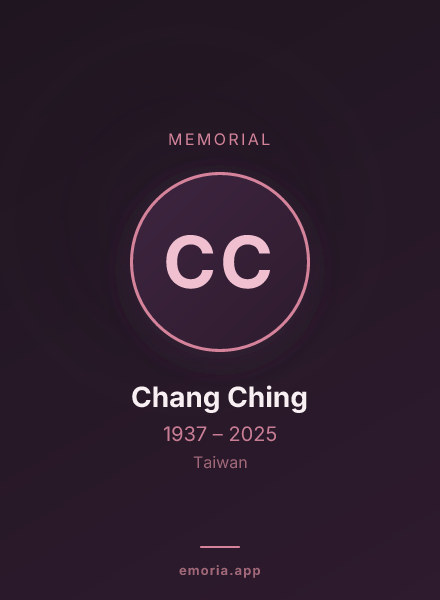Memorial portrait of Chang Ching