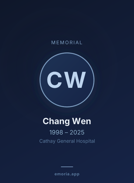 Memorial portrait of Chang Wen
