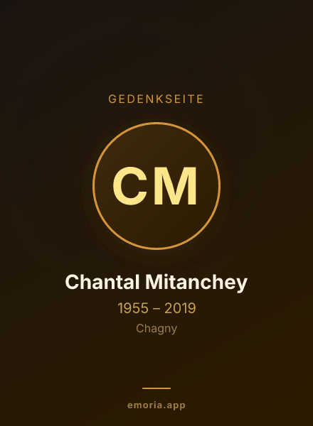 Gedenkportrait von Chantal Mitanchey