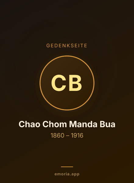 Gedenkportrait von Chao Chom Manda Bua