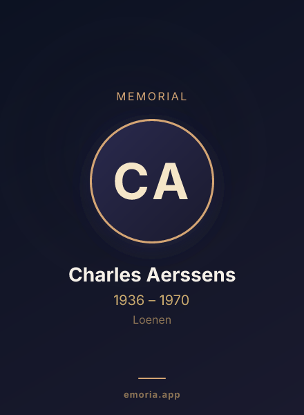 Memorial portrait of Charles Aerssens