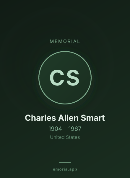 Memorial portrait of Charles Allen Smart