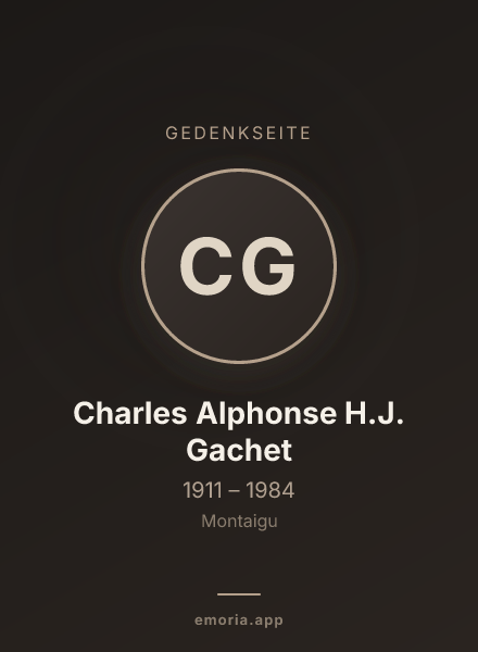 Gedenkportrait von Charles Alphonse H.J. Gachet