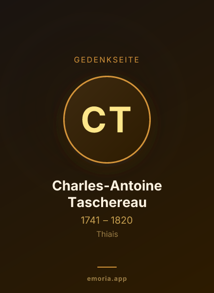 Gedenkportrait von Charles-Antoine Taschereau