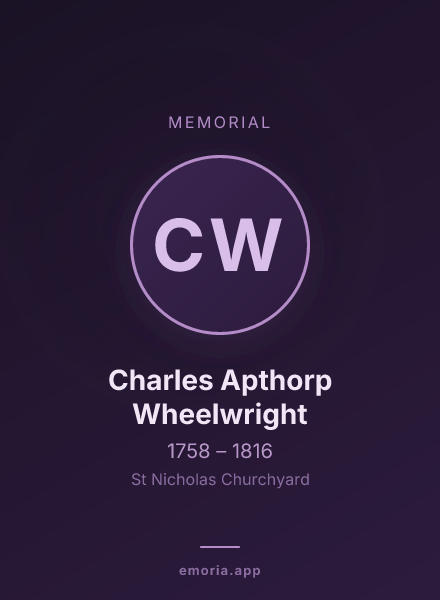Memorial portrait of Charles Apthorp Wheelwright