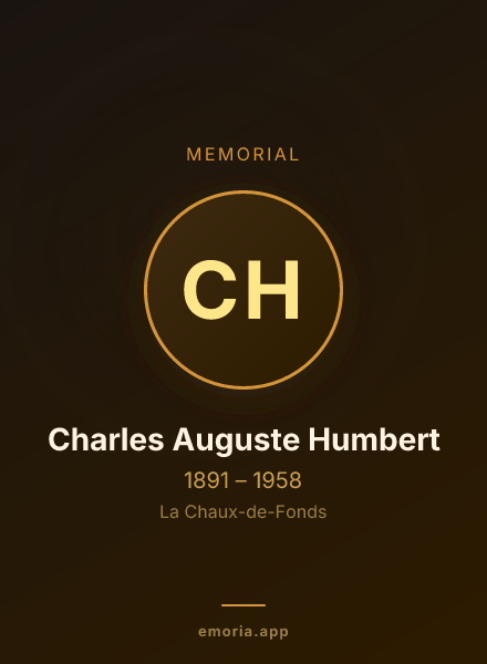 Memorial portrait of Charles Auguste Humbert