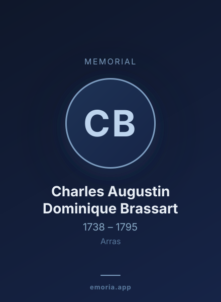 Memorial portrait of Charles Augustin Dominique Brassart