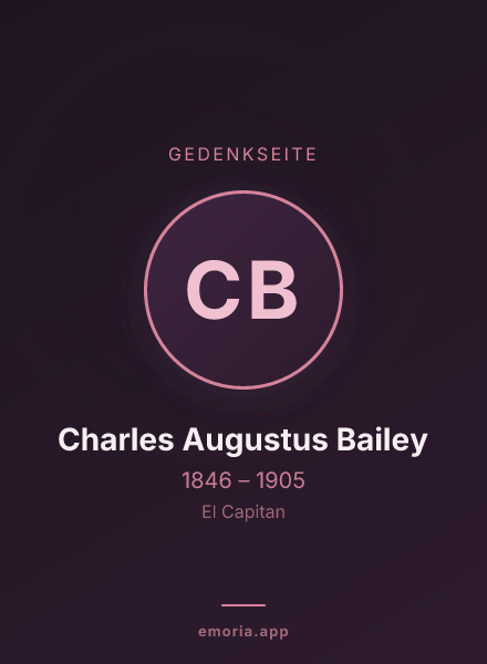 Gedenkportrait von Charles Augustus Bailey