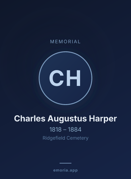 Memorial portrait of Charles Augustus Harper