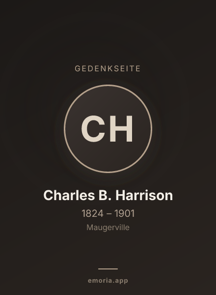 Gedenkportrait von Charles B. Harrison
