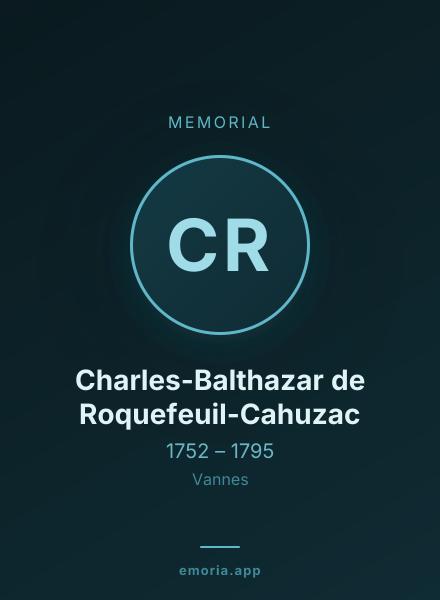 Memorial portrait of Charles-Balthazar de Roquefeuil-Cahuzac