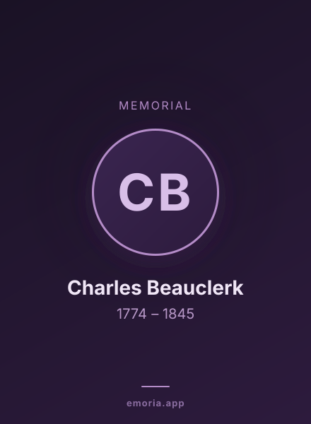 Memorial portrait of Charles Beauclerk
