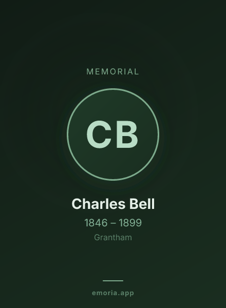Memorial portrait of Charles Bell