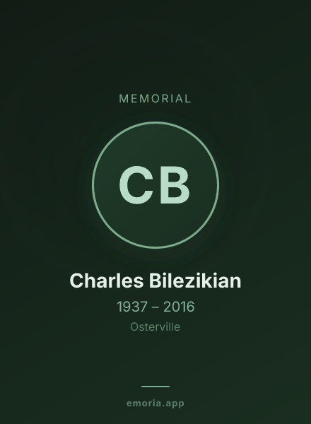 Memorial portrait of Charles Bilezikian