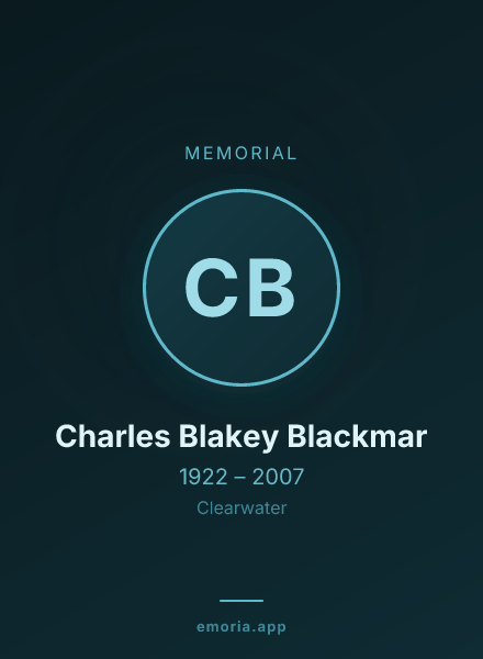 Memorial portrait of Charles Blakey Blackmar