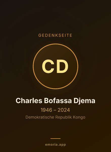 Gedenkportrait von Charles Bofassa Djema