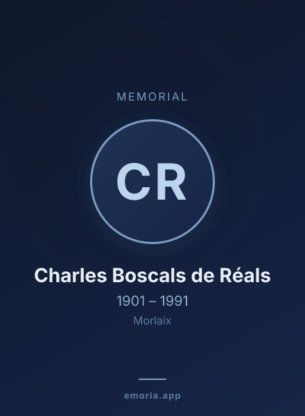 Memorial portrait of Charles Boscals de Réals