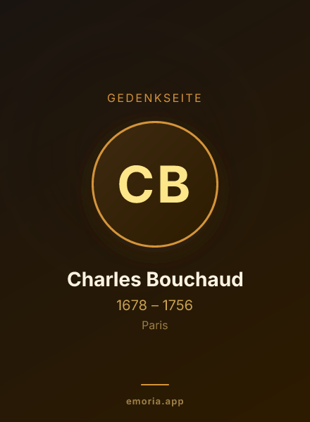 Gedenkportrait von Charles Bouchaud