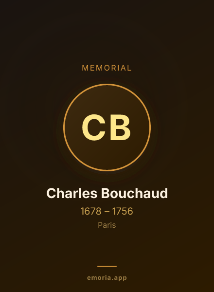 Memorial portrait of Charles Bouchaud