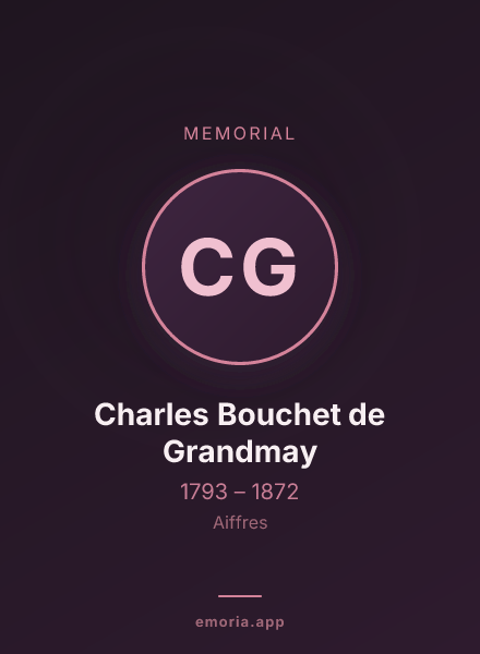 Memorial portrait of Charles Bouchet de Grandmay