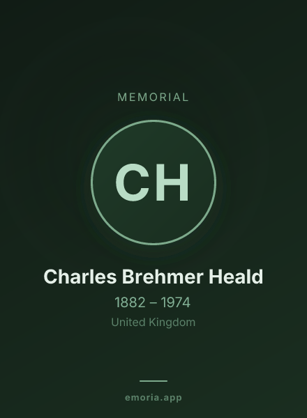 Memorial portrait of Charles Brehmer Heald