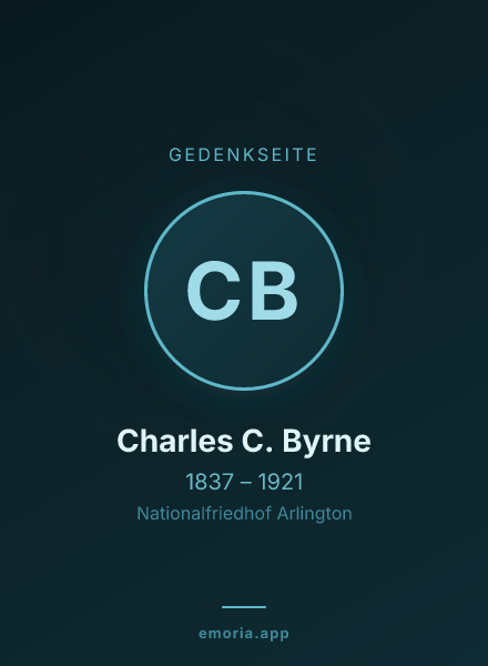 Gedenkportrait von Charles C. Byrne
