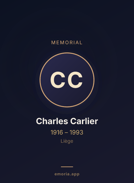 Memorial portrait of Charles Carlier